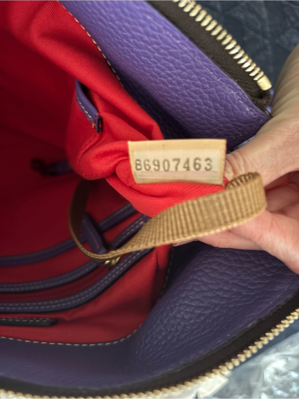 DOONEY & BOURKE || small satchel amethyst - Picture 10 of 12